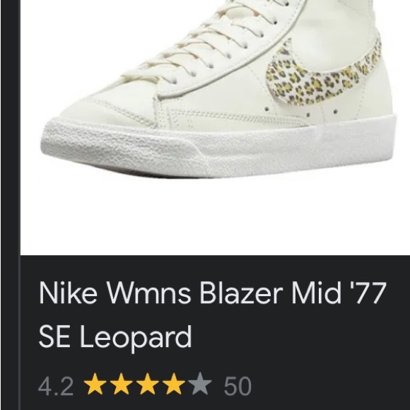 Size 8.5 nike blazers WORN ONE TIME they fit small so I’m selling them - Picture 6 of 6